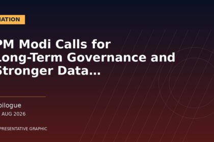 Representative graphic: PM Modi Calls for Long-Term Governance and Stronger Data Coordination