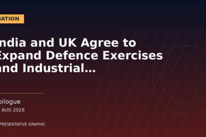 Representative graphic: India and UK Agree to Expand Defence Exercises and Industrial Cooperation