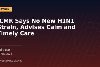 Representative graphic: ICMR Says No New H1N1 Strain, Advises Calm and Timely Care