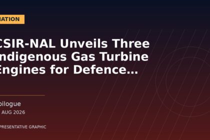 Representative graphic: CSIR-NAL Unveils Three Indigenous Gas Turbine Engines for Defence Platforms