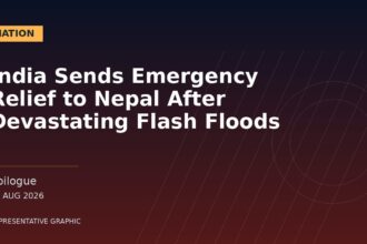 Representative graphic: India Sends Emergency Relief to Nepal After Devastating Flash Floods