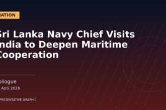Representative graphic: Sri Lanka Navy Chief Visits India to Deepen Maritime Cooperation