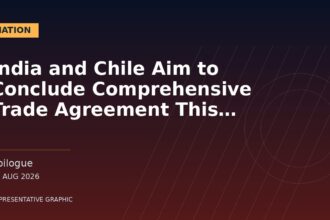 Representative graphic: India and Chile Aim to Conclude Comprehensive Trade Agreement This Year