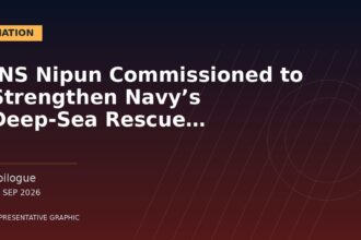 Representative graphic: INS Nipun Commissioned to Strengthen Navy’s Deep-Sea Rescue Capability