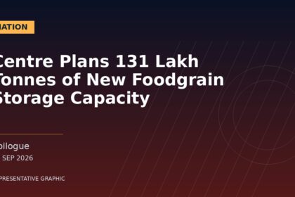 Representative graphic: Centre Plans 131 Lakh Tonnes of New Foodgrain Storage Capacity