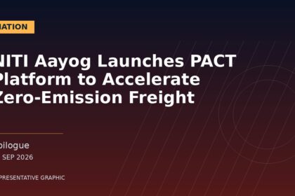 Representative graphic: NITI Aayog Launches PACT Platform to Accelerate Zero-Emission Freight