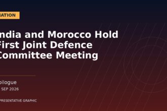 Representative graphic: India and Morocco Hold First Joint Defence Committee Meeting
