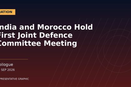 Representative graphic: India and Morocco Hold First Joint Defence Committee Meeting