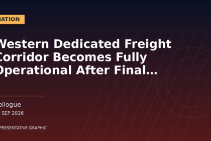 Representative graphic: Western Dedicated Freight Corridor Becomes Fully Operational After Final Sections Open