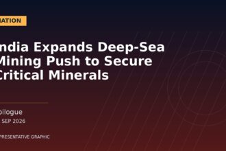Representative graphic: India Expands Deep-Sea Mining Push to Secure Critical Minerals
