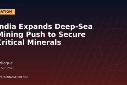 Representative graphic: India Expands Deep-Sea Mining Push to Secure Critical Minerals